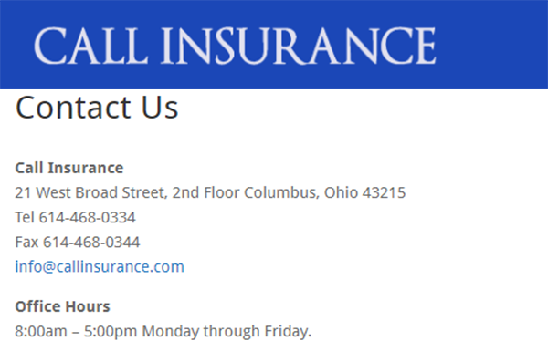 Call Insurance