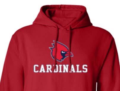  Sweatshirt with cardinal