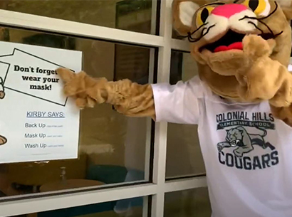  Colonial Hills Mascot