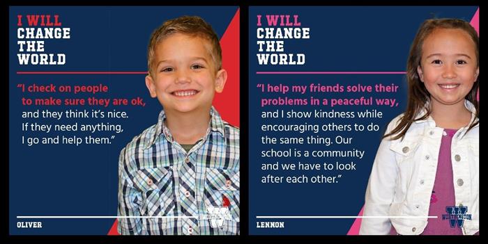 Change the world graphic