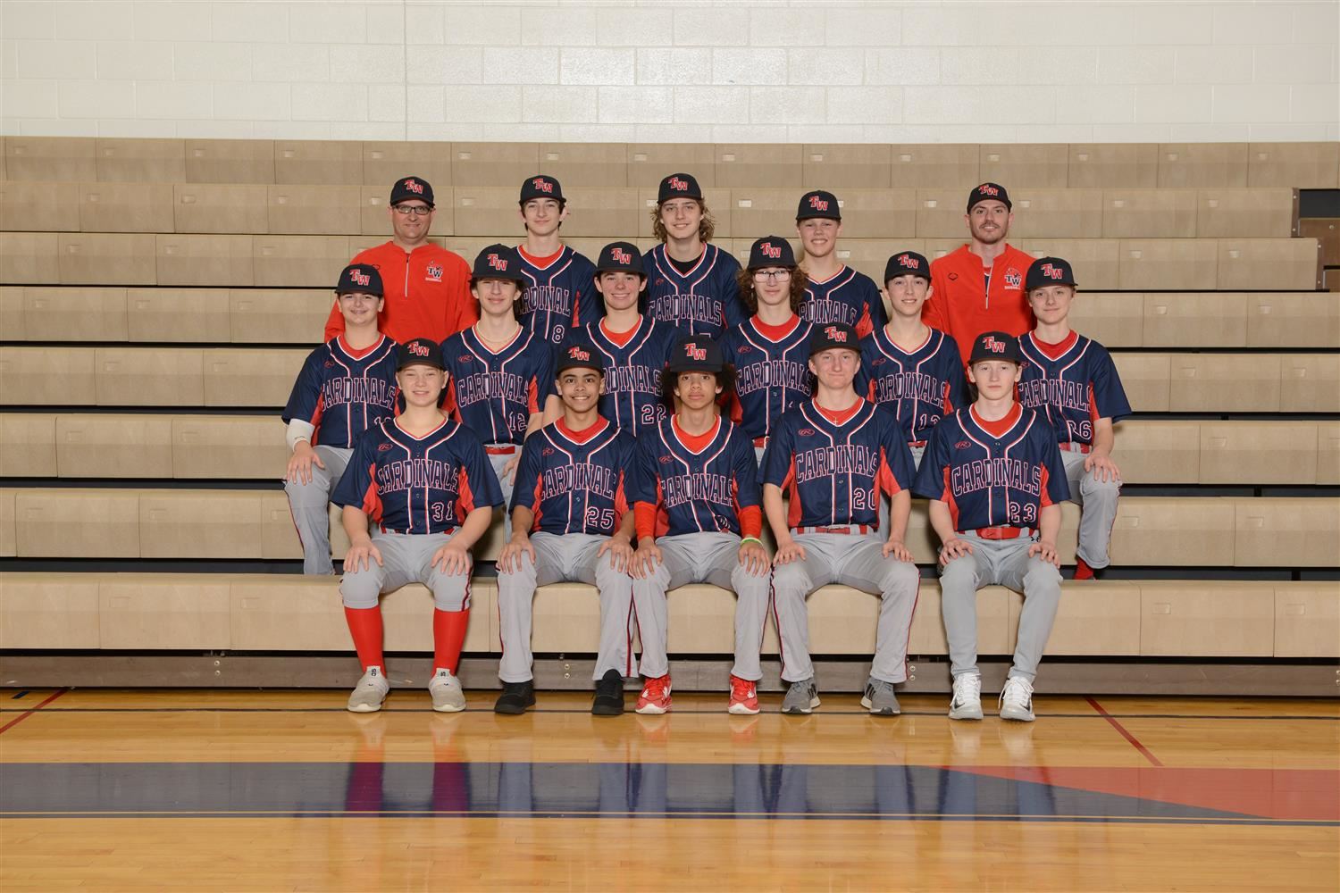 JV Baseball team photo