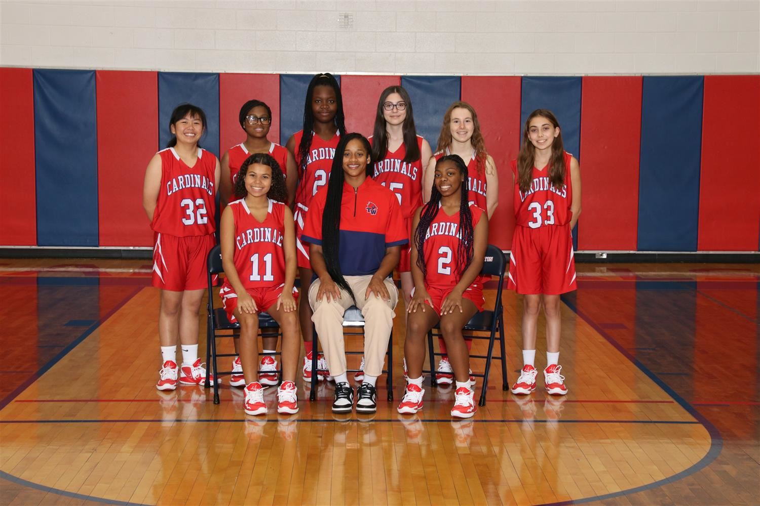 Freshmen Girls Basketball Team