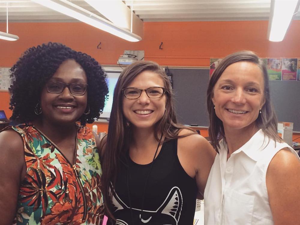 Mrs. Henry, Miss Hagmaier, Mrs. Swabb