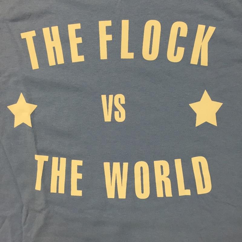 Blue flock versus world shirt